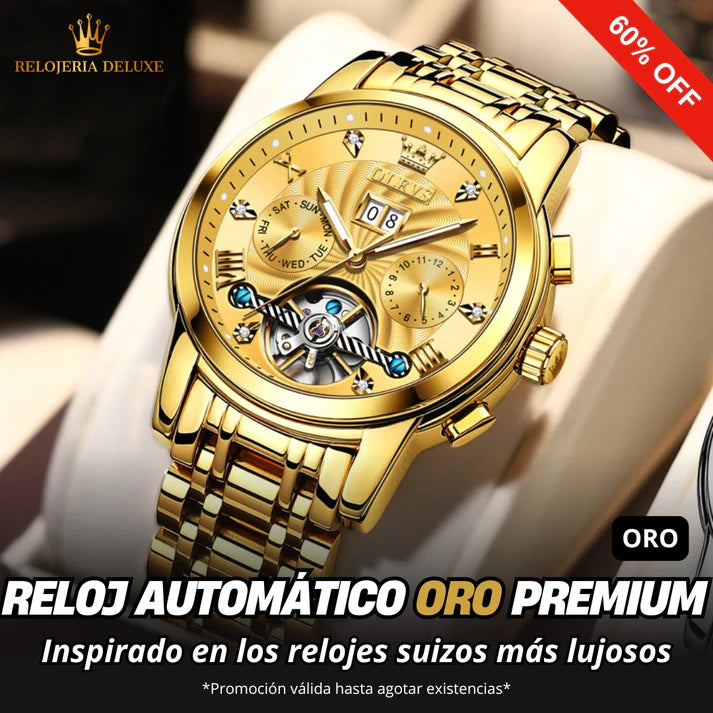 RELOJ OLEVS AUTOMÁTICO - 60%OFF POR POCAS HORAS