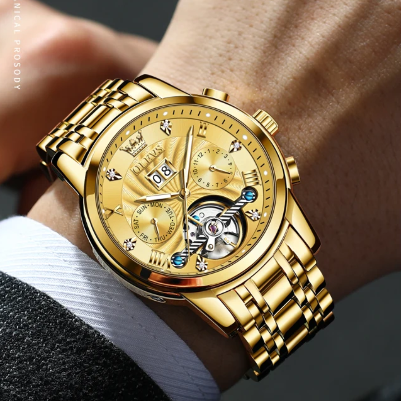 RELOJ OLEVS AUTOMÁTICO - 60%OFF POR POCAS HORAS