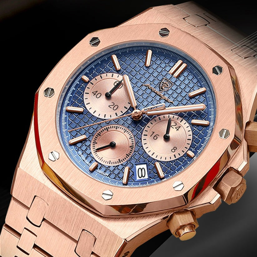 RELOJ IMPERIUM ACERO INOXIDABLE + LUNA DE ZAFIRO - 60%OFF POR POCAS HORAS