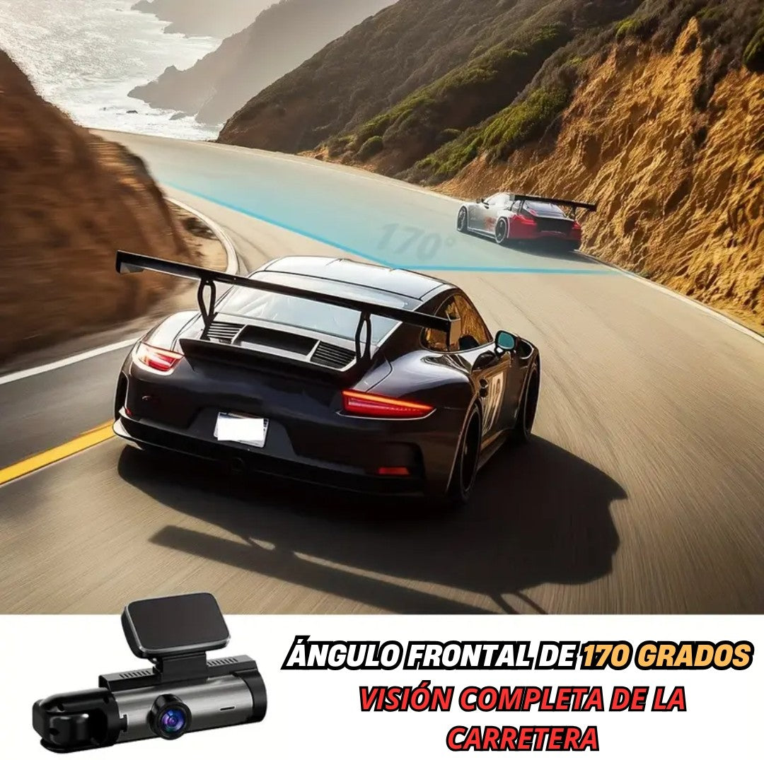 CÁMARA DE CARRO 1080P FULL HD DOBLE LENTE