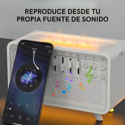 HUMIFICADOR 4 EN 1 CON SONIDOS DE NATURALEZA